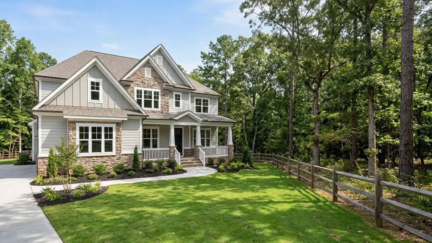 A well-kept home in Fairview, Tennessee with clean new windows on a quiet street