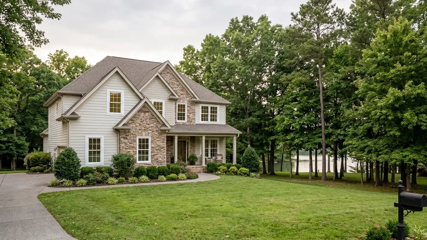 A well-kept home in Gallatin, Tennessee with clean new windows on a quiet street