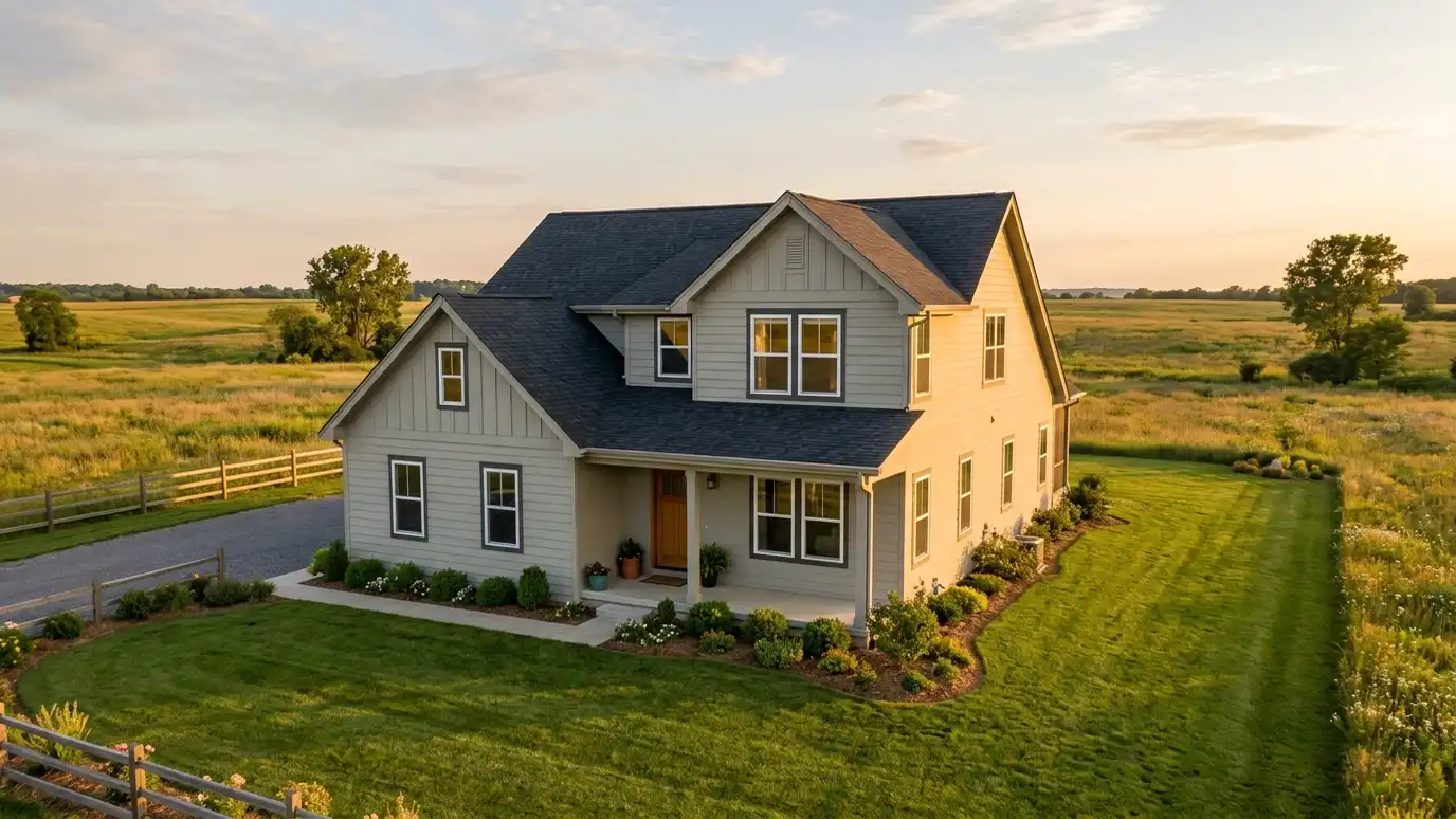 A well-kept home in Manchester, Tennessee with clean new windows on a quiet street