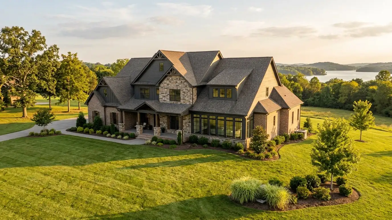 A well-kept home in Mt. Juliet, Tennessee with clean new windows on a quiet street