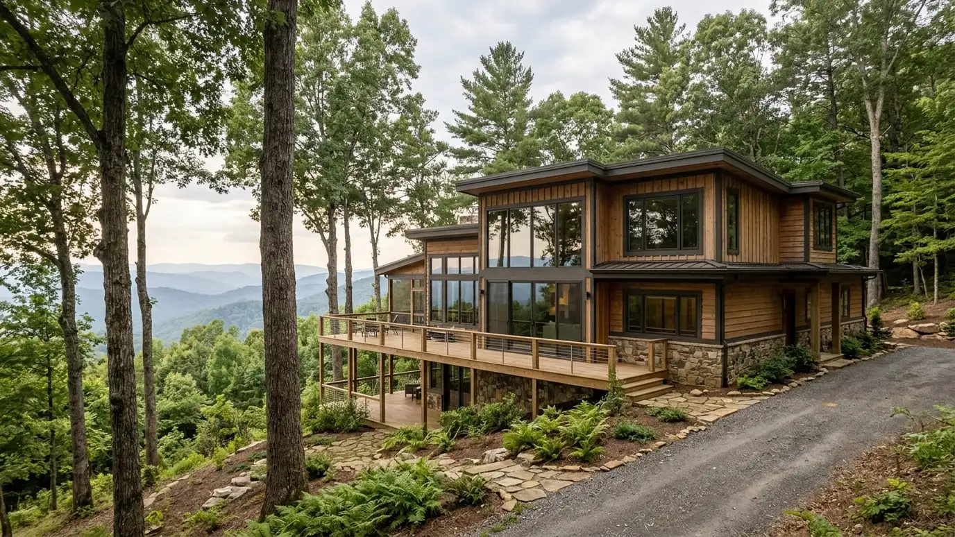 A well-kept home in Smithville, Tennessee with clean new windows on a quiet street