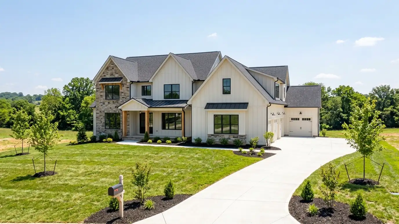 A well-kept home in Spring Hill, Tennessee with clean new windows on a quiet street